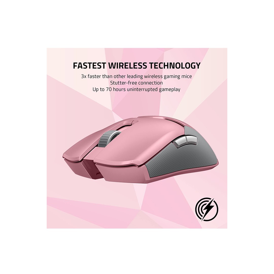 Razer Viper Ultimate Wireless Gaming Mouse with Charging Dock - Quartz in Qatar Razer Viper Ultimate Wireless Gaming Mouse with Charging Dock - Quartz in Qatar